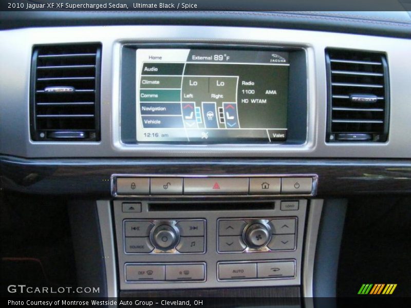 Ultimate Black / Spice 2010 Jaguar XF XF Supercharged Sedan