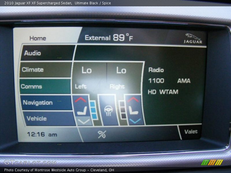 Ultimate Black / Spice 2010 Jaguar XF XF Supercharged Sedan