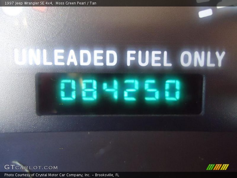 Moss Green Pearl / Tan 1997 Jeep Wrangler SE 4x4