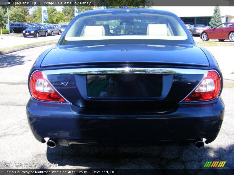 Indigo Blue Metallic / Barley 2008 Jaguar XJ XJ8 L