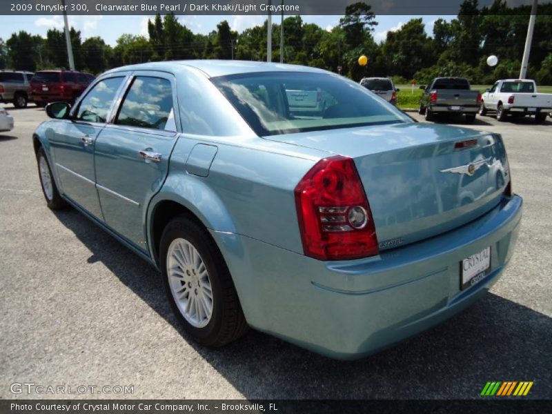 Clearwater Blue Pearl / Dark Khaki/Light Graystone 2009 Chrysler 300