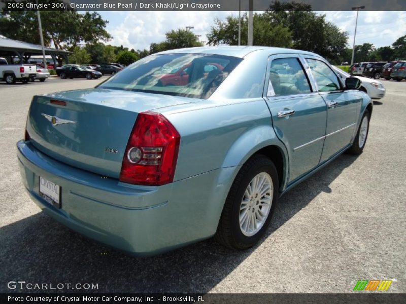 Clearwater Blue Pearl / Dark Khaki/Light Graystone 2009 Chrysler 300