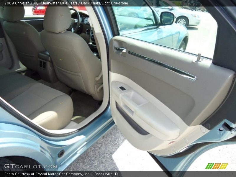 Clearwater Blue Pearl / Dark Khaki/Light Graystone 2009 Chrysler 300
