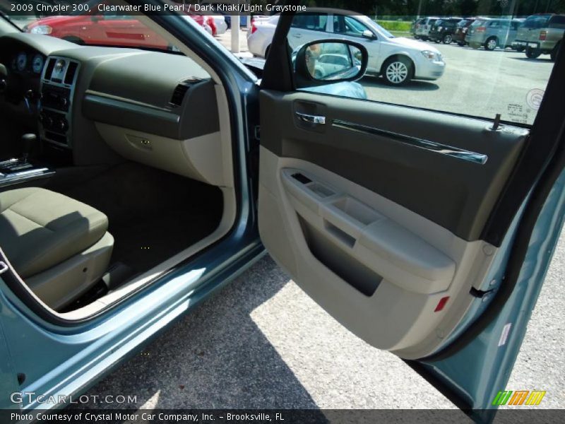 Clearwater Blue Pearl / Dark Khaki/Light Graystone 2009 Chrysler 300