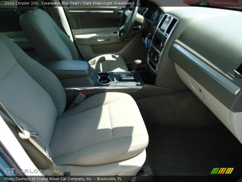 Clearwater Blue Pearl / Dark Khaki/Light Graystone 2009 Chrysler 300