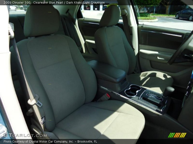 Clearwater Blue Pearl / Dark Khaki/Light Graystone 2009 Chrysler 300