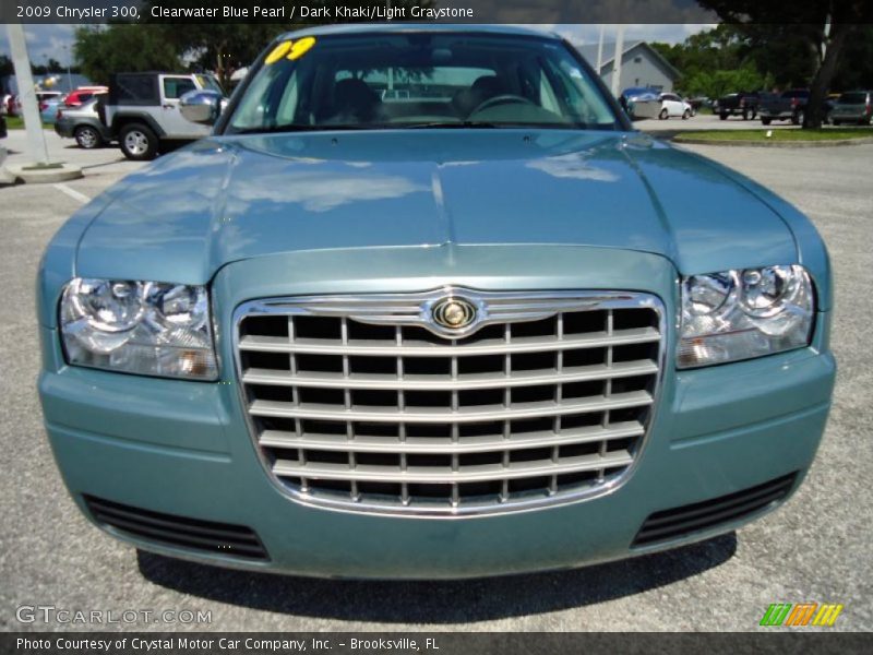 Clearwater Blue Pearl / Dark Khaki/Light Graystone 2009 Chrysler 300