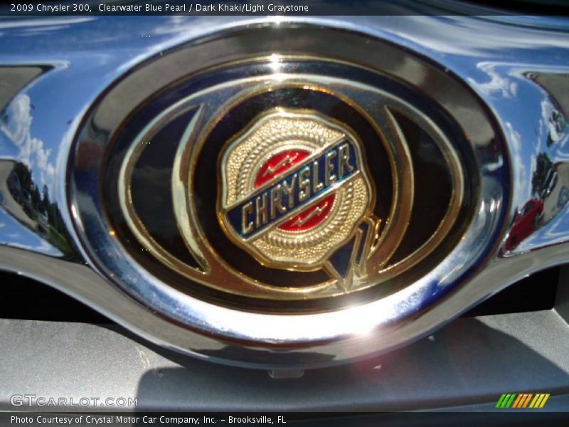 Clearwater Blue Pearl / Dark Khaki/Light Graystone 2009 Chrysler 300