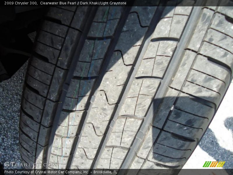 Clearwater Blue Pearl / Dark Khaki/Light Graystone 2009 Chrysler 300