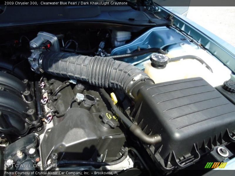 Clearwater Blue Pearl / Dark Khaki/Light Graystone 2009 Chrysler 300