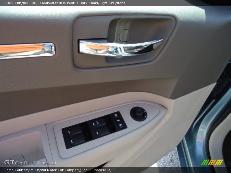 Clearwater Blue Pearl / Dark Khaki/Light Graystone 2009 Chrysler 300