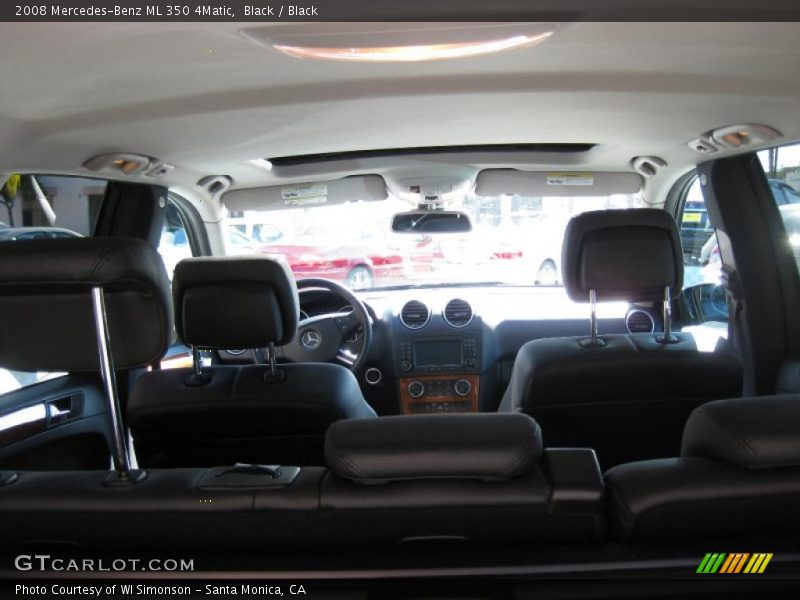 Black / Black 2008 Mercedes-Benz ML 350 4Matic