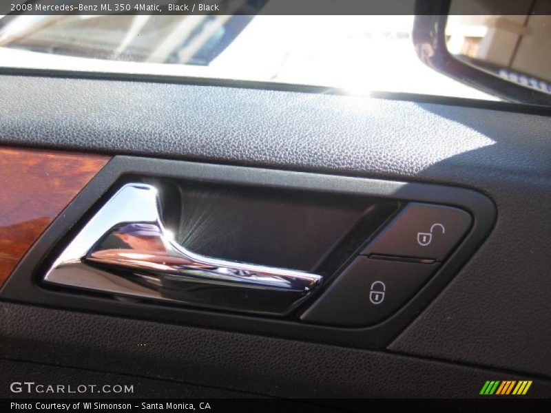 Black / Black 2008 Mercedes-Benz ML 350 4Matic