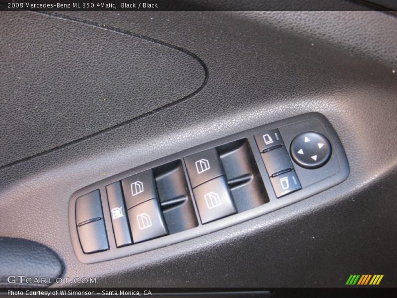 Black / Black 2008 Mercedes-Benz ML 350 4Matic