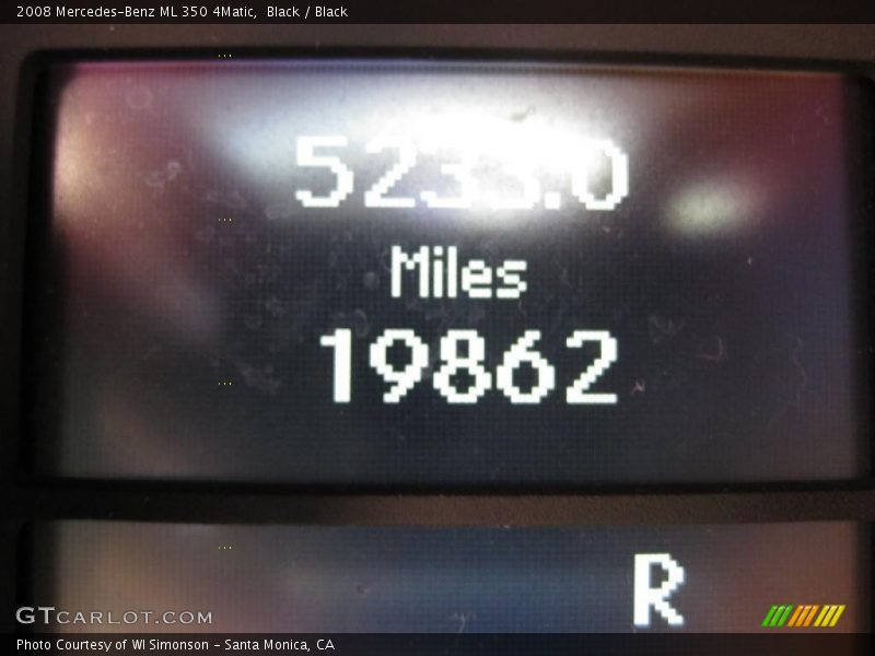 Black / Black 2008 Mercedes-Benz ML 350 4Matic