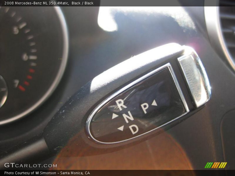 Black / Black 2008 Mercedes-Benz ML 350 4Matic