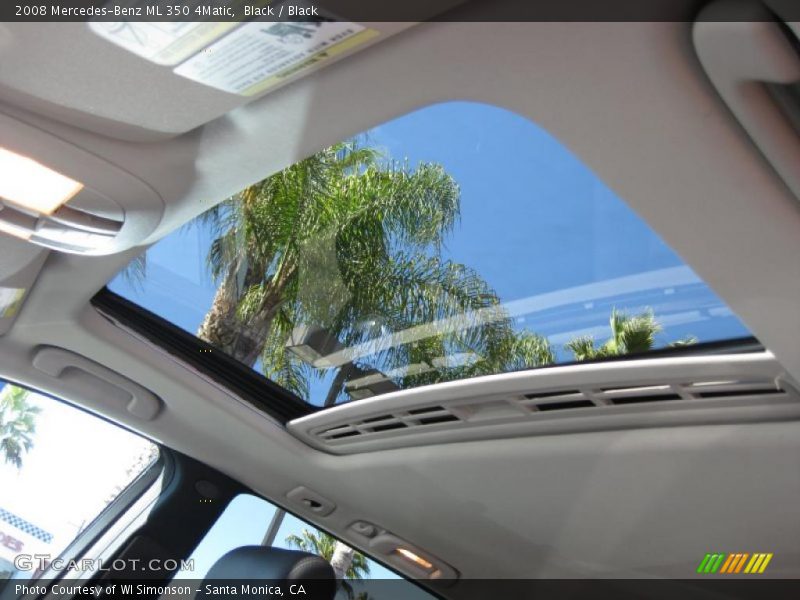 Black / Black 2008 Mercedes-Benz ML 350 4Matic