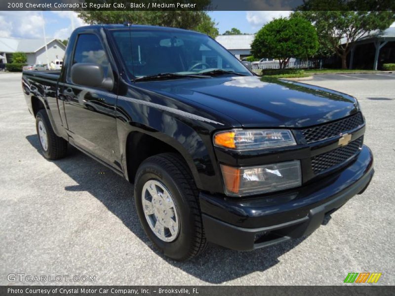 Black / Medium Pewter 2008 Chevrolet Colorado LS Regular Cab