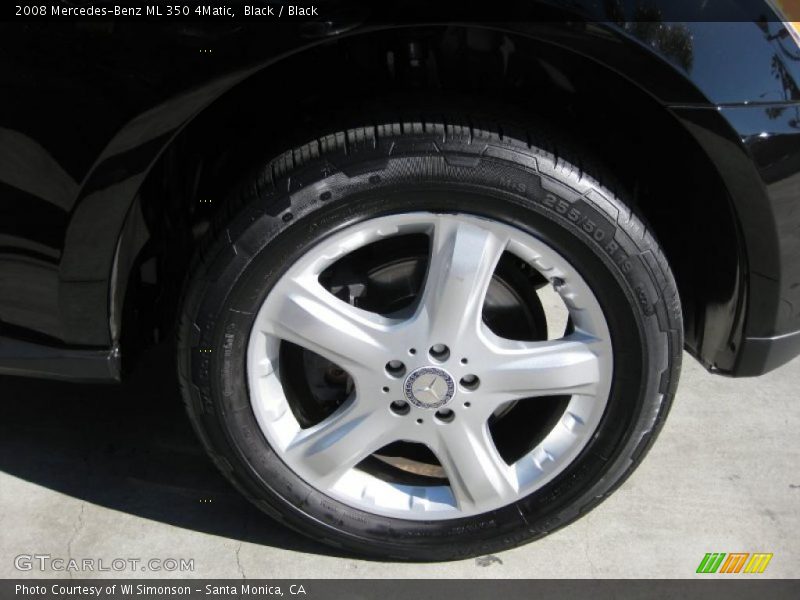 Black / Black 2008 Mercedes-Benz ML 350 4Matic