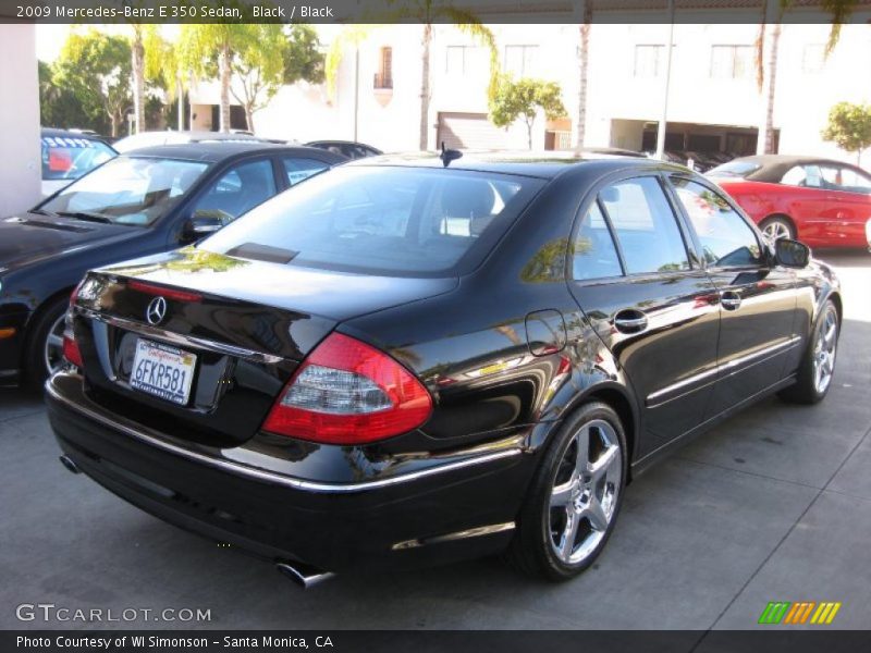 Black / Black 2009 Mercedes-Benz E 350 Sedan