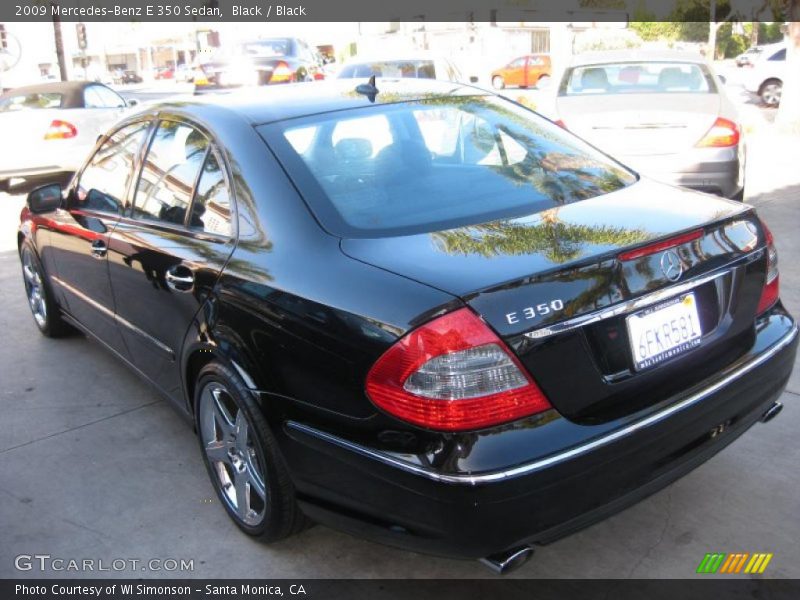 Black / Black 2009 Mercedes-Benz E 350 Sedan