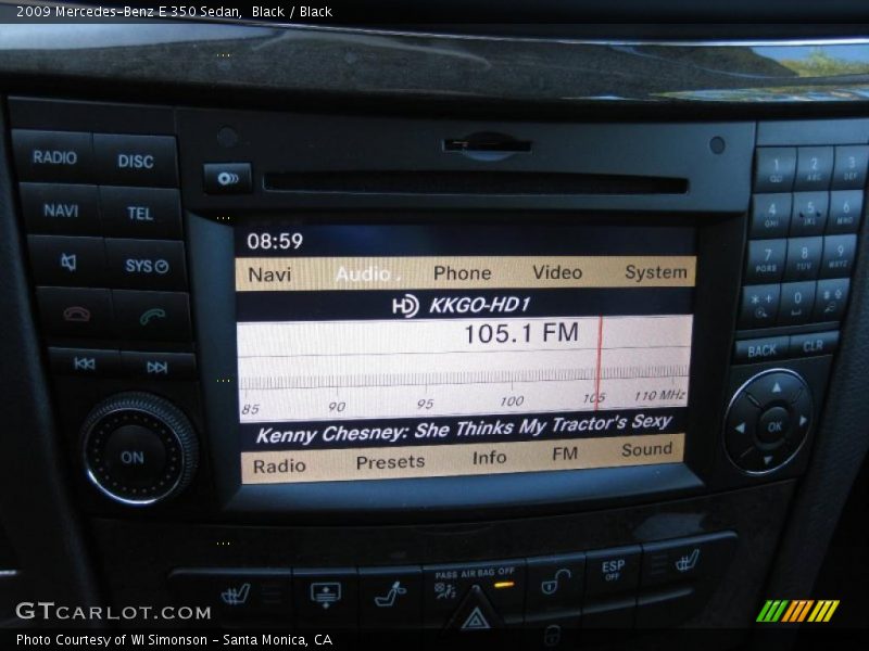 Black / Black 2009 Mercedes-Benz E 350 Sedan