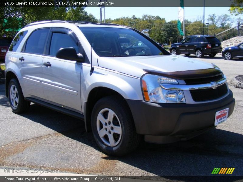 Galaxy Silver Metallic / Light Gray 2005 Chevrolet Equinox LS