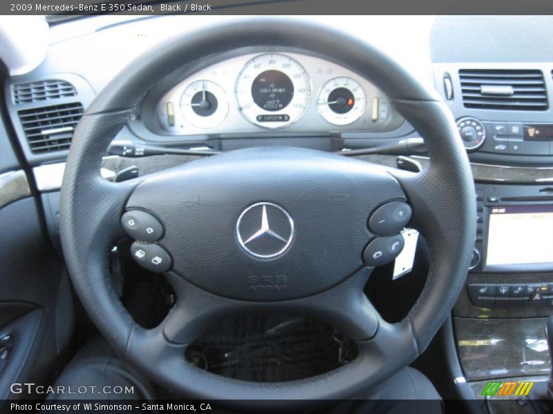 Black / Black 2009 Mercedes-Benz E 350 Sedan