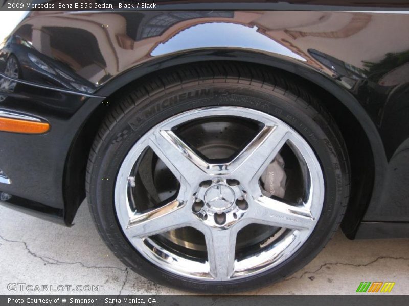 Black / Black 2009 Mercedes-Benz E 350 Sedan