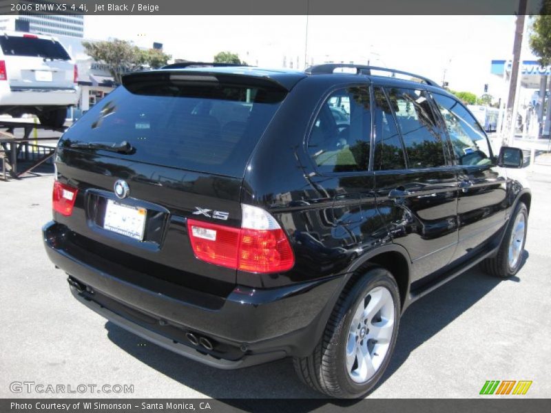 Jet Black / Beige 2006 BMW X5 4.4i