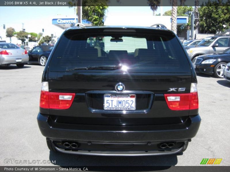 Jet Black / Beige 2006 BMW X5 4.4i