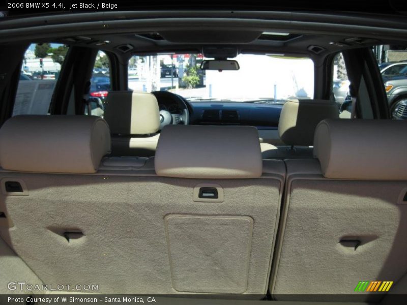 Jet Black / Beige 2006 BMW X5 4.4i