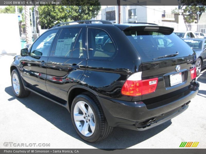 Jet Black / Beige 2006 BMW X5 4.4i