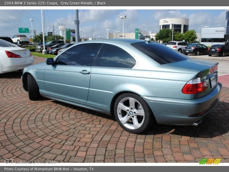 Grey Green Metallic / Black 2004 BMW 3 Series 325i Coupe