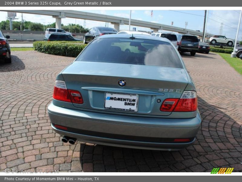 Grey Green Metallic / Black 2004 BMW 3 Series 325i Coupe