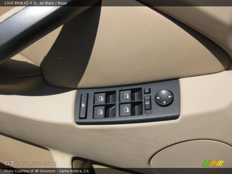 Jet Black / Beige 2006 BMW X5 4.4i