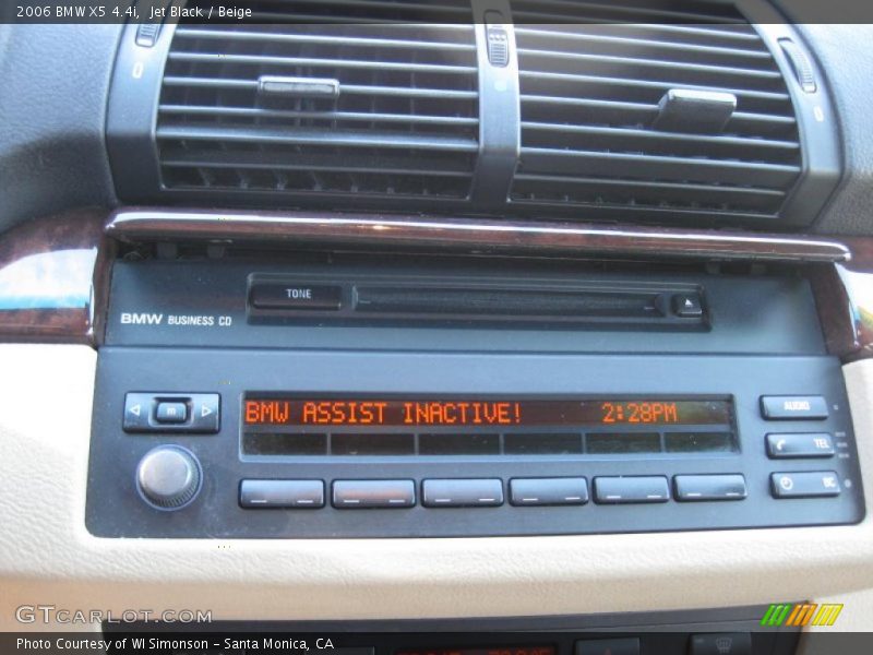Jet Black / Beige 2006 BMW X5 4.4i