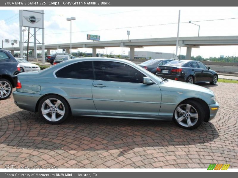 Grey Green Metallic / Black 2004 BMW 3 Series 325i Coupe