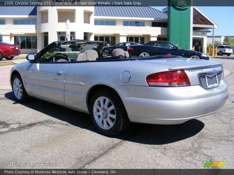 Brilliant Silver Metallic / Dark Slate Gray 2005 Chrysler Sebring GTC Convertible