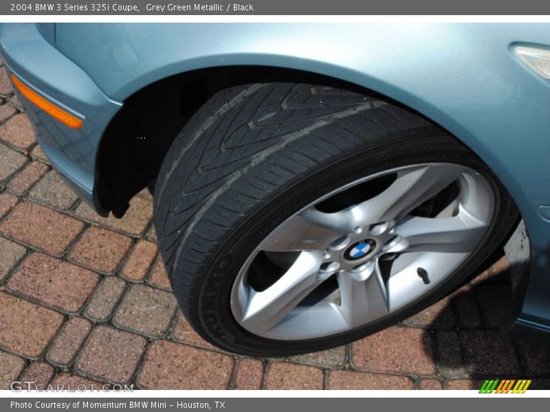 Grey Green Metallic / Black 2004 BMW 3 Series 325i Coupe