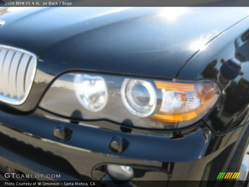Jet Black / Beige 2006 BMW X5 4.4i