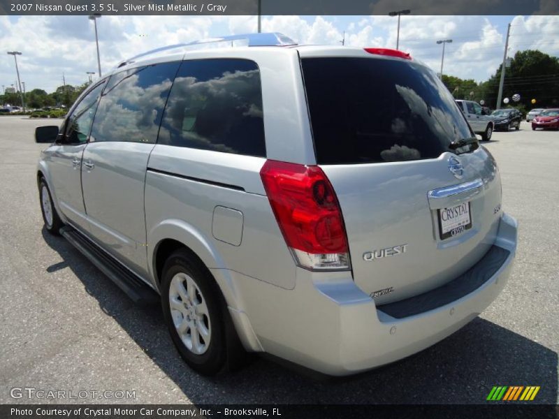 Silver Mist Metallic / Gray 2007 Nissan Quest 3.5 SL