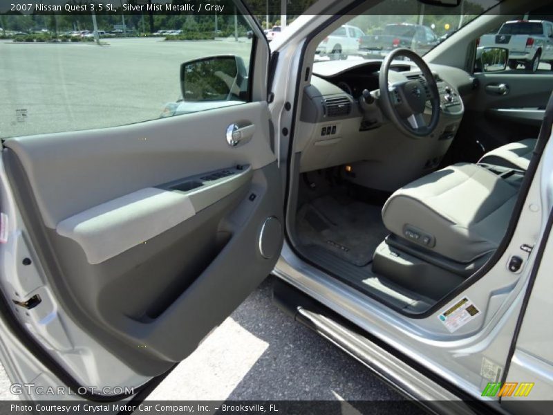 Silver Mist Metallic / Gray 2007 Nissan Quest 3.5 SL