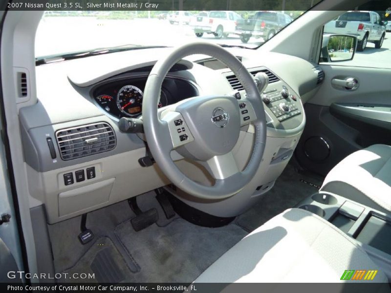 Silver Mist Metallic / Gray 2007 Nissan Quest 3.5 SL
