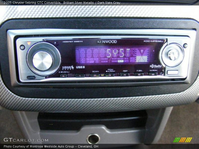 Brilliant Silver Metallic / Dark Slate Gray 2005 Chrysler Sebring GTC Convertible