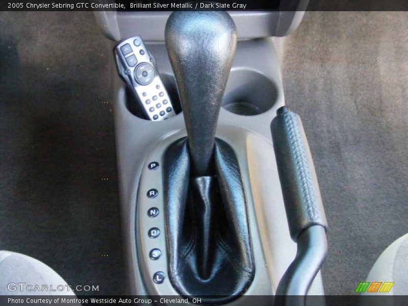 Brilliant Silver Metallic / Dark Slate Gray 2005 Chrysler Sebring GTC Convertible