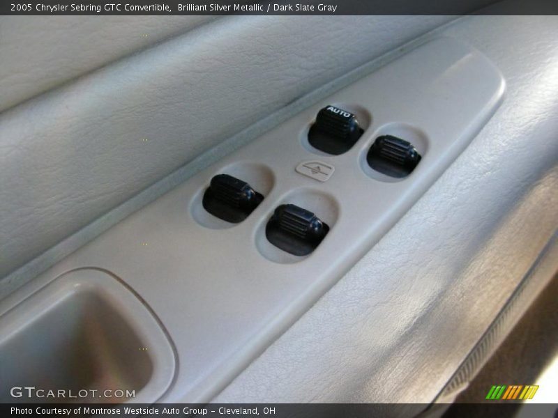 Brilliant Silver Metallic / Dark Slate Gray 2005 Chrysler Sebring GTC Convertible
