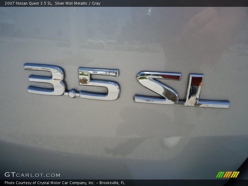 Silver Mist Metallic / Gray 2007 Nissan Quest 3.5 SL