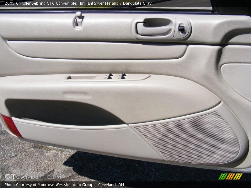Brilliant Silver Metallic / Dark Slate Gray 2005 Chrysler Sebring GTC Convertible
