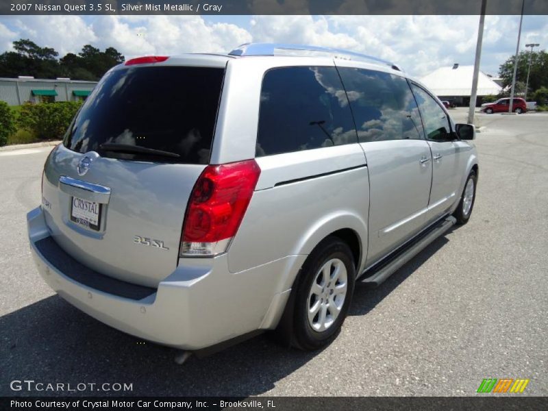 Silver Mist Metallic / Gray 2007 Nissan Quest 3.5 SL